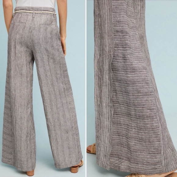 {Anthropologie | ett:twa} NWOT Linen Wide Leg Pants - Picture 2 of 14